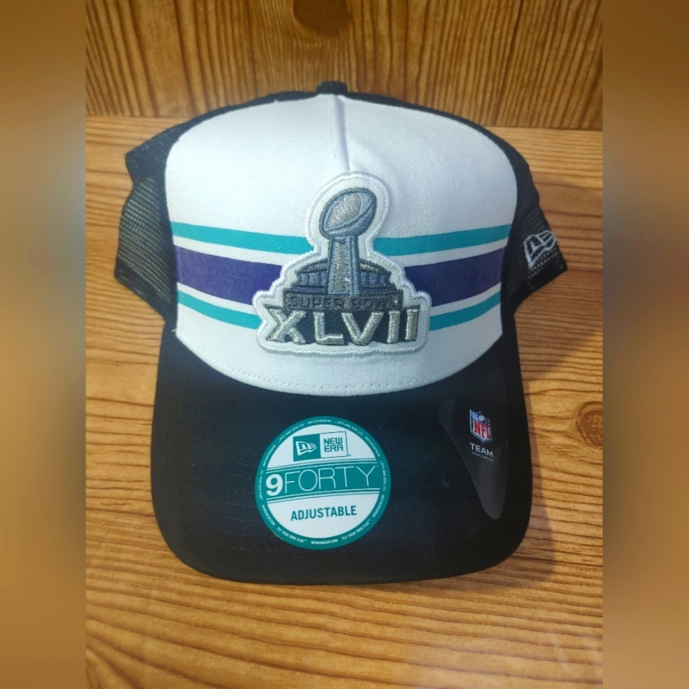 NFL Superbowl XLVII New Era adjustable mesh Snapback hat OSFM (NEW)